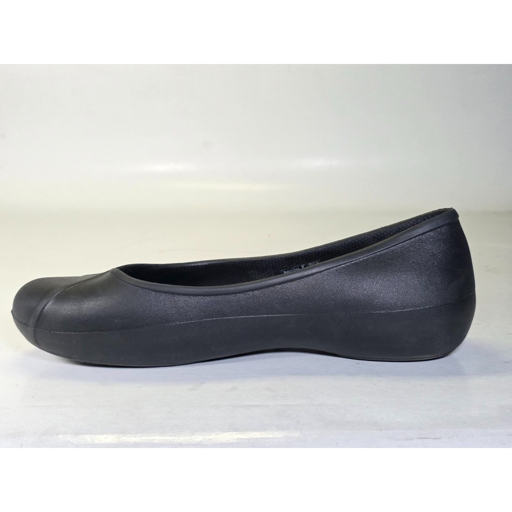 Crocs Olivia II Dual Women's Ballet Size 9 Black Faux Fur Lined Classic Shoes - Picture 6 of 9